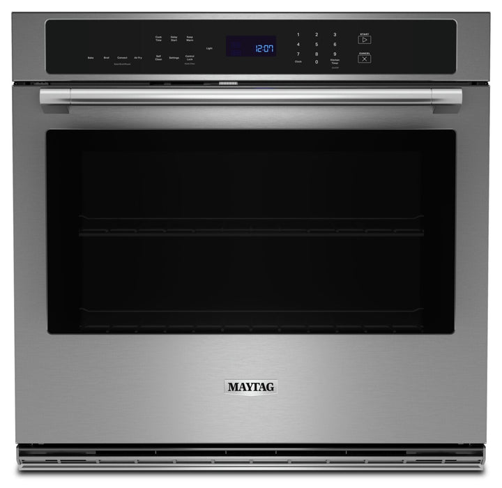 Maytag 27\" 4.3 Cu. Ft. Electric Single Wall Oven with True Convection - Fingerprint Resistant Stainl… 