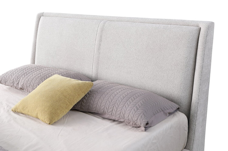 Nico Fabric Storage Queen Bed – Grey