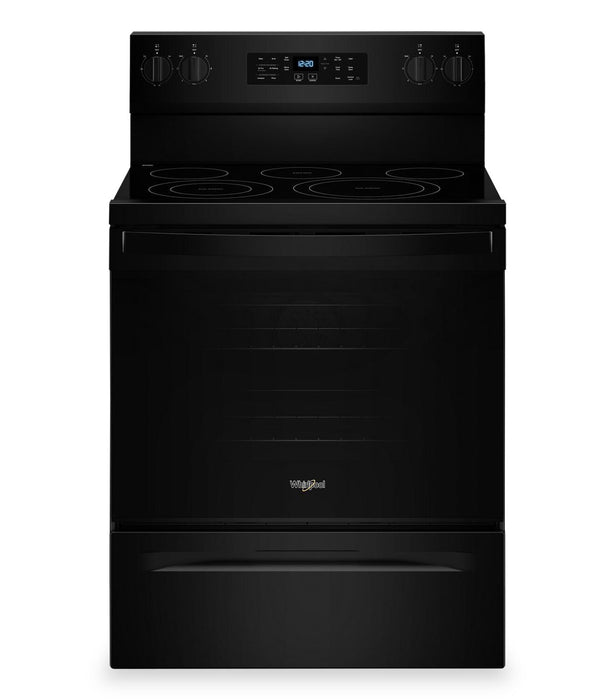Whirlpool 5.3 Cu. Ft. Electric Range with No Preheat Air Fry - Black - YWFES5030RB