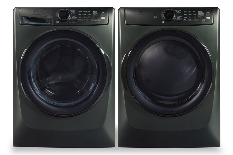 Electrolux 5.2 Cu. Ft. Perfect Steam™ Front-Load Washer and 8 Cu. Ft. Electric Dryer - Alpine Green