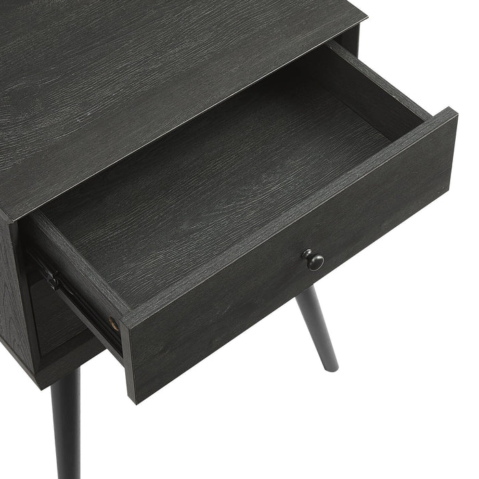 Mori Nightstand - Black Oak