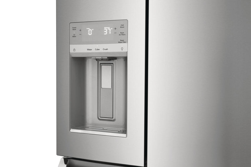Frigidaire Gallery 36\" 21.5 Cu. Ft. Counter-Depth 4-Door Refrigerator - Smudge-Proof® Stainless Stee… 