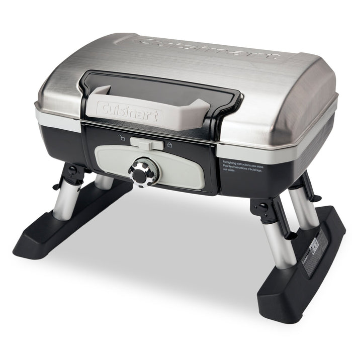 Cuisinart Petite Gourmet Portable Tabletop Gas Grill - Silver - CGG-180TS-C