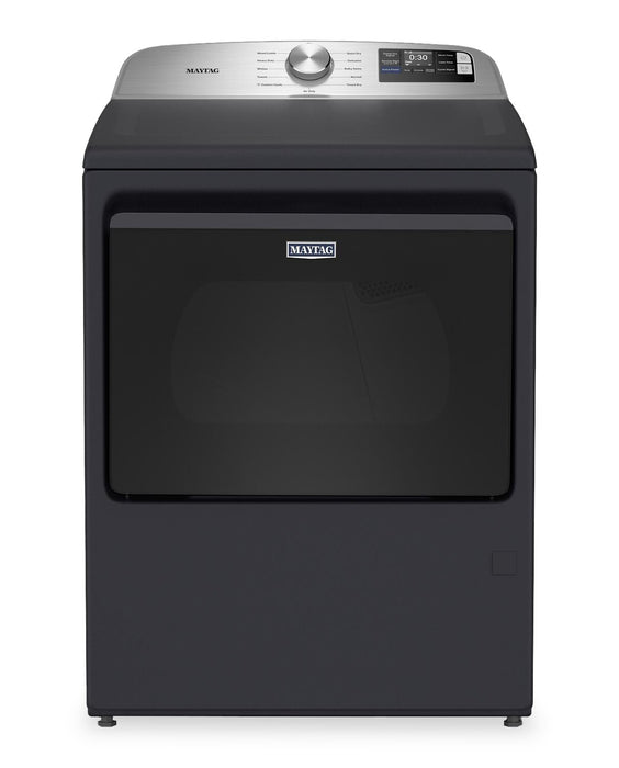 Maytag 6.0 Cu. Ft. Smart Top-Load Washer and 7.4 Cu. Ft. Front Load Electric Dryer - Midnight Steel