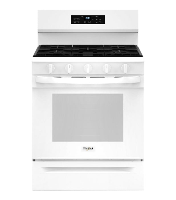 Whirlpool 5 Cu. Ft. Gas Range with Air Fry and Self-Clean - White - WFGS5030RW