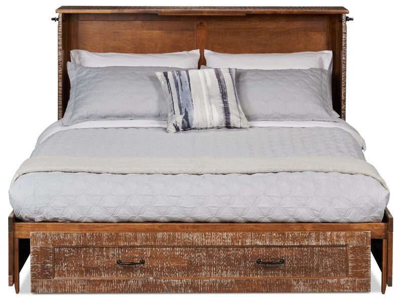 Parker Cabinet Bed - Taupe