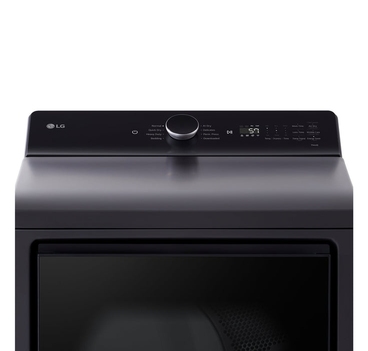 LG 7.3 Cu. Ft. Smart Ultra-Capacity Electric Dryer with EasyLoad™ Door - DLE8400BE