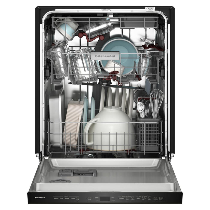KitchenAid 24\" 44 dBA Dishwasher with 360° Max Jets™ Third Rack – PrintShield Stainless - KDPS624SPS  