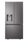 LG 33\" 25 Cu. Ft. French-Door Refrigerator with Dual Ice Makers - Black Stainless Steel - LF25S6330D