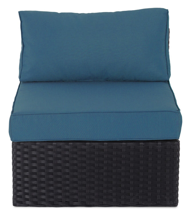 Barbados Armless Patio Chair – Blue