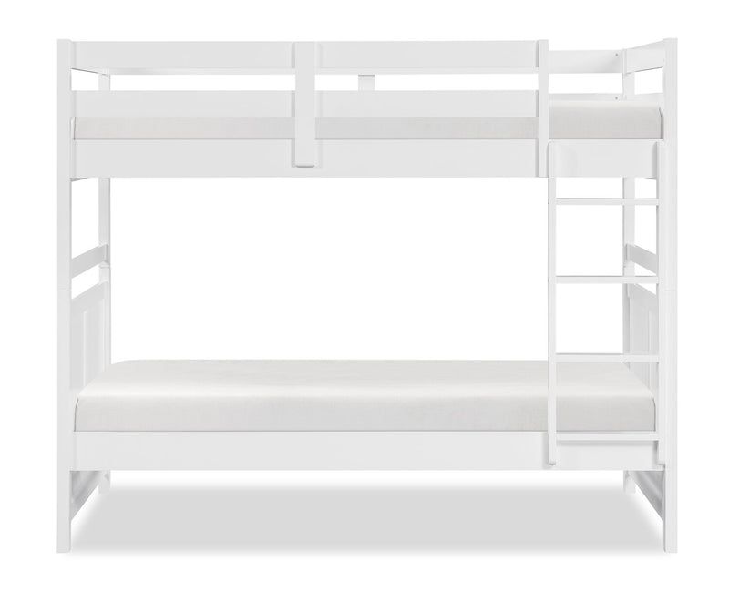 Quinn Twin/Twin Bunk Bed – White