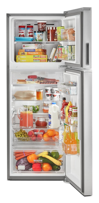 Whirlpool 24\" 12.9 Cu. Ft. Top-Mount Refrigerator - Fingerprint-Resistant Stainless Finish - WRT313C… 