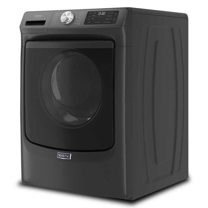 Maytag 5.5 Cu. Ft. Front-Load High-Efficiency Steam Washer - Volcano Black - Stackable - MHW6630MBK 