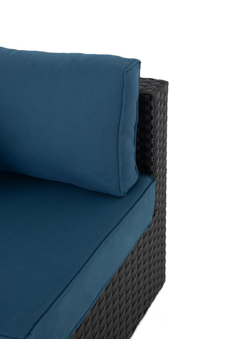 Barbados Armless Patio Chair – Blue