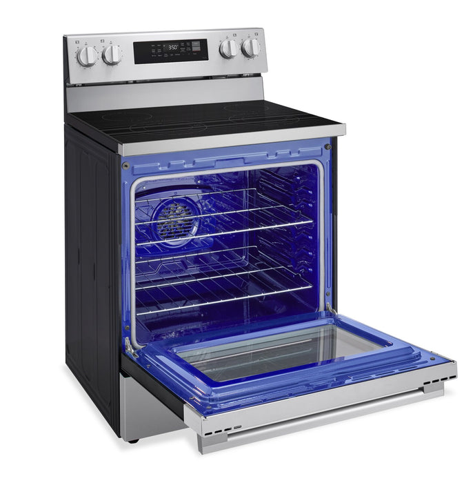 LG 30\" 6.3 Cu Ft. Smart Electric Range with Probake Convection® and EasyClean® - LREN6321YE 