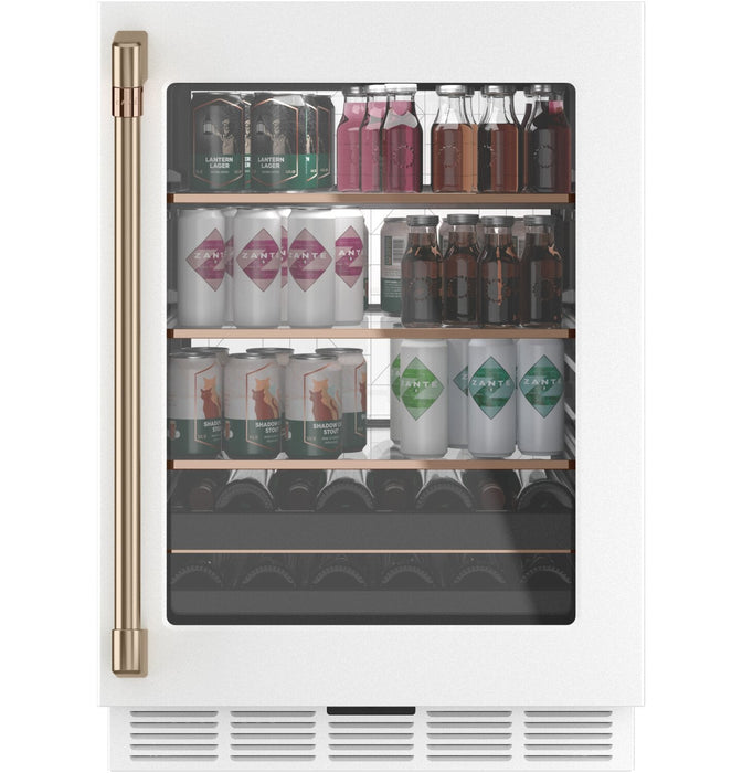 Cafe 24\" 5.1 Cu. Ft. Beverage Centre Refrigerator - White - CCP06BP4PW2 