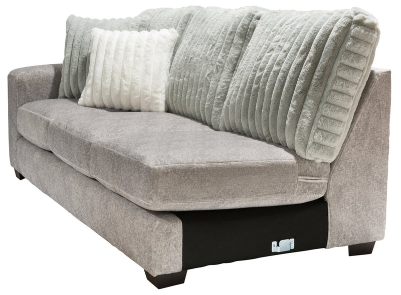 Koda 2-Piece Chenille Right-Facing Sectional - Plush Paloma