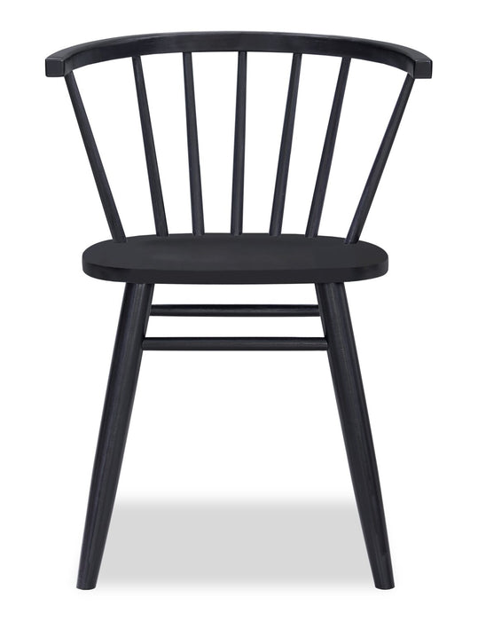 Remi 5-Piece Spindle Dining Package - Black
