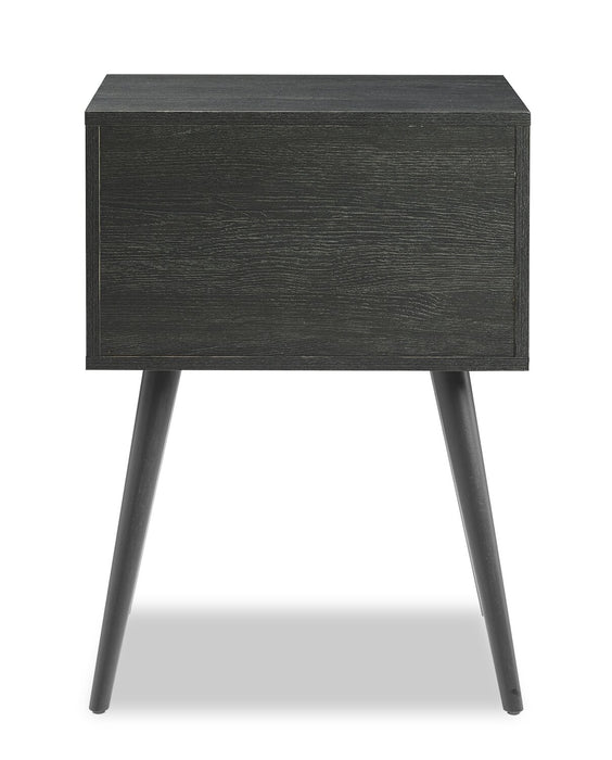 Mori Nightstand - Black Oak