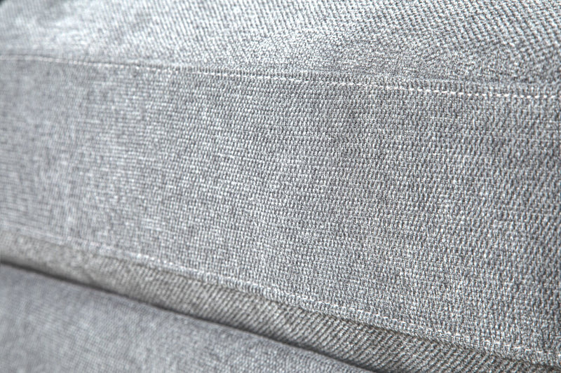 Scott Living Evolve Modular 4-Piece Grey Linen-Look Fabric Sectional with Feather Down Seat Cushions