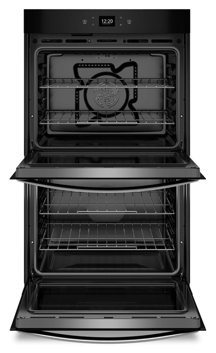 Whirlpool 30\" 10 Cu. Ft. Electric Double Wall Oven with Air Fry - Fingerprint Resistant Stainless St… 