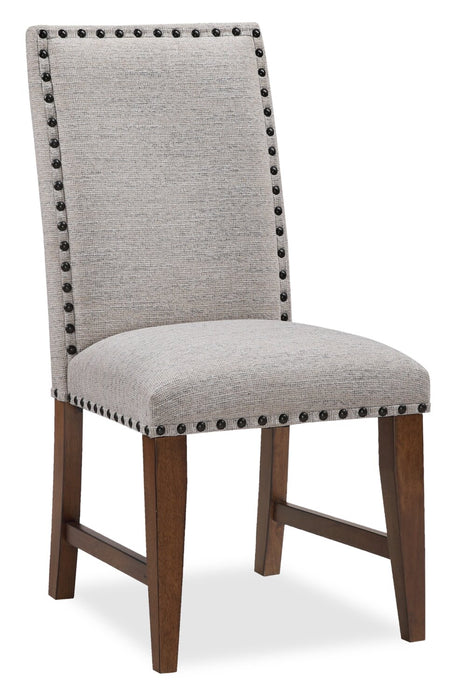 Boden 7-Piece Dining Set with Upholstered Dining Chair with Nailhead Trim 