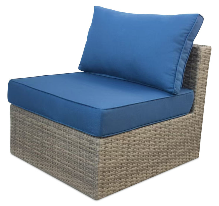 Naples 5-Piece Patio Set - Blue