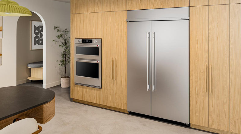 Kitchenaid 48\" 29.4 Cu. Ft. Built-In Side-by-Side Refrigerator – Stainless Steel - KBSN748SPS 