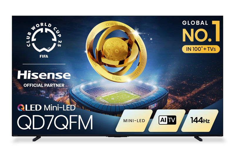 Hisense 100\" QD7QFM Series Mini-LED QLED AI Fire TV (100QD7QFM)