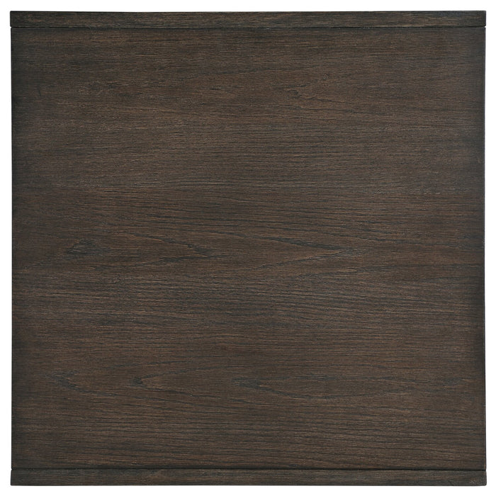 Zelda 24\" End Table with Storage and Shelf – Warm Mocha