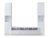 Celine 63\" 4 – Piece Entertainment Centre with Storage for TVs up to 58\" - White