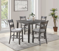 Krew 5pc Counter-Height Dining Set with Table & 4 Chairs, 42