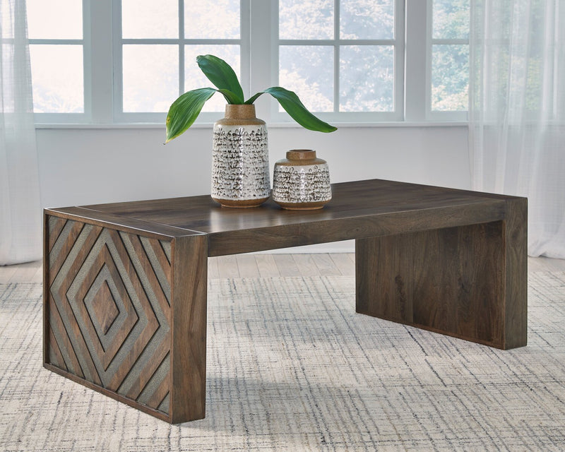 Madden 50” Modern Coffee Table - Brown