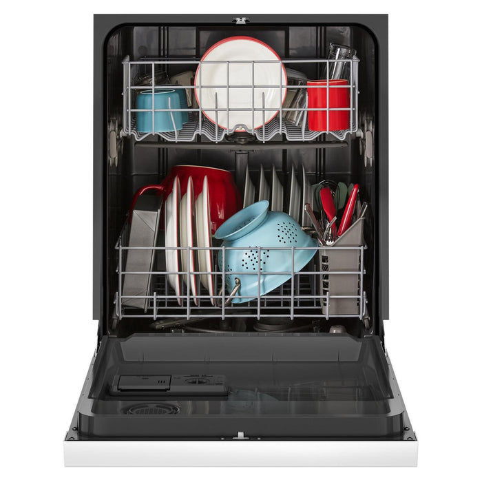 Amana 24\" 59 dBA Front-Control Dishwasher with Triple Filter Wash System - White - ADFS2524RW
