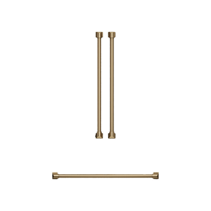 Thor Kitchen Handle and Knob Set for 36” Refrigerator in Brushed Bronze - CKA-RF3621-BRZ