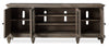 Baron 82” Rustic Pine TV Stand with Storage and Cable Management for TVs up to 90” - Dovetail Grey
