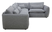 Monaco 4-Piece Sectional - Grey 