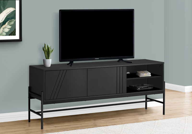 Jae 59” TV Stand - Black
