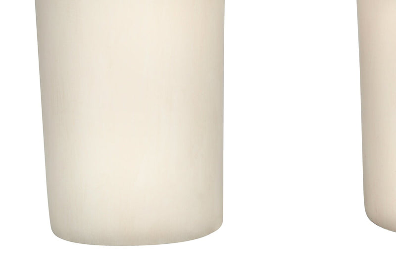 25\" Cream Resin Arch Shaped Table Lamp