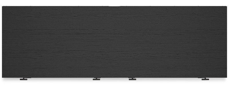 Kylo Bedroom 6-Drawer Dresser, 59\"W x 33.9\"H, Modern Mid-Century - Two-tone Black & Beige 