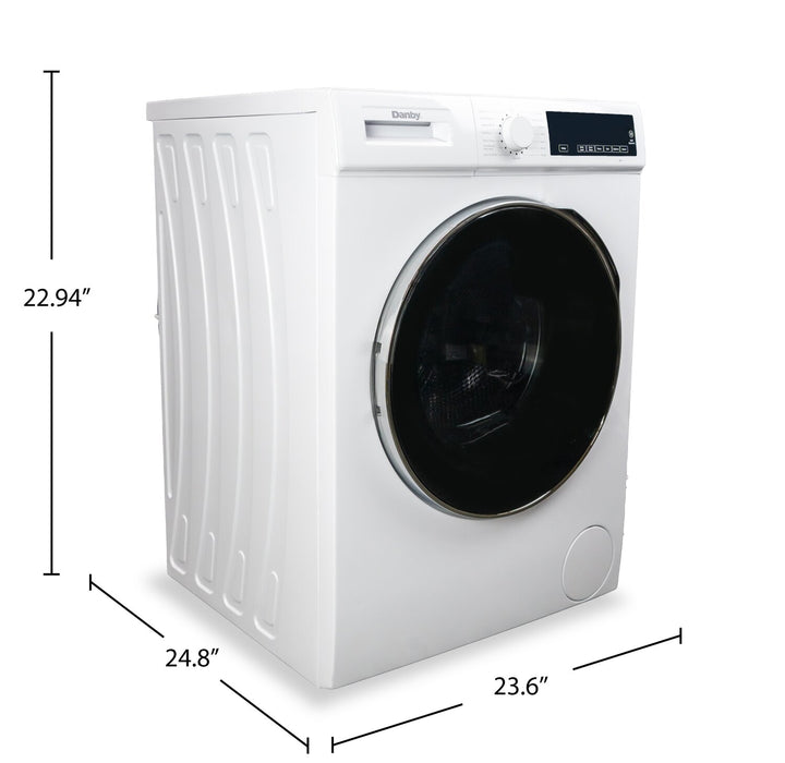 Danby 2.2 Cu. Ft. Stackable Compact Front-Load Washer with Steam - White - DWM022D3WDB