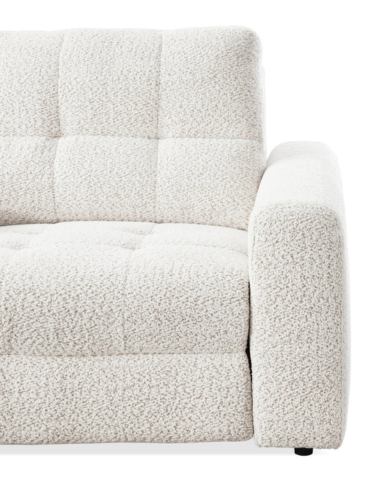 Scott Living Elevate Modular 6-Piece Left-Facing Chenille Fabric Sectional with Power Reclining - Beige