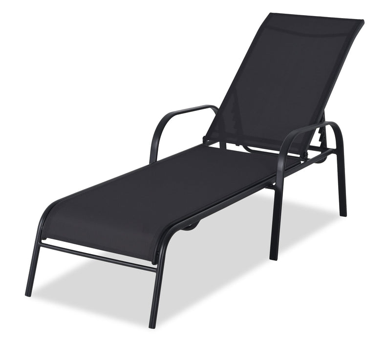 Tuscany Patio Lounger - Black