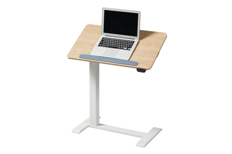Aaron 26.77\" Height-Adjustable Office Desk with a Lift Top - Oak