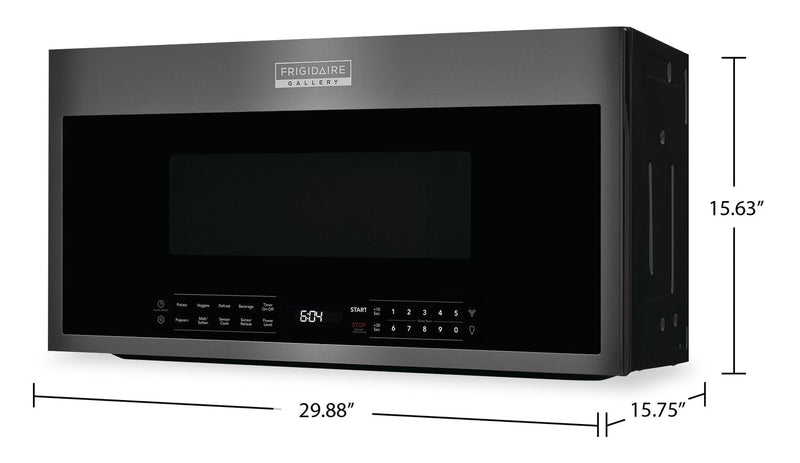 Frigidaire Gallery 1.9 Cu. Ft. Over-the-Range Microwave with Sensor Cook and Effortless Clean™ Inter… 