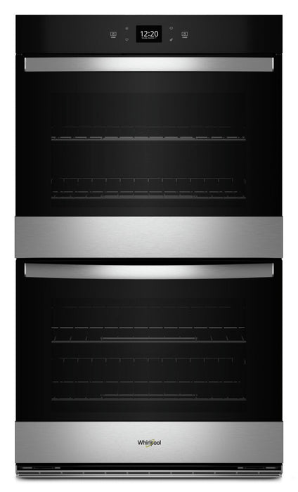 Whirlpool 30\" 10 Cu. Ft. Electric Double Wall Oven with Air Fry - Fingerprint Resistant Stainless St… 