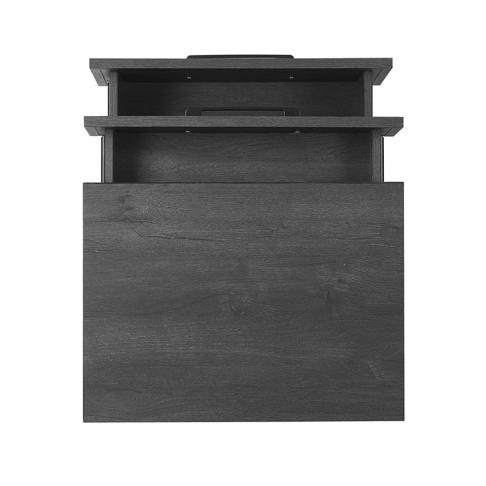 Brax Nightstand - Black Oak