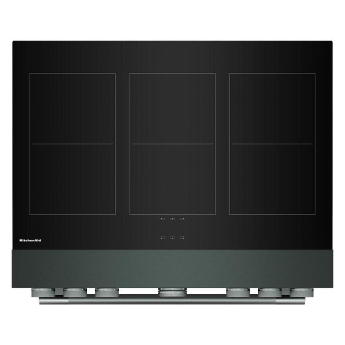 KitchenAid 36\" 5.1 Cu. Ft. Freestanding Induction Range with No Preheat Air Fry – Juniper - KFIS936SJP