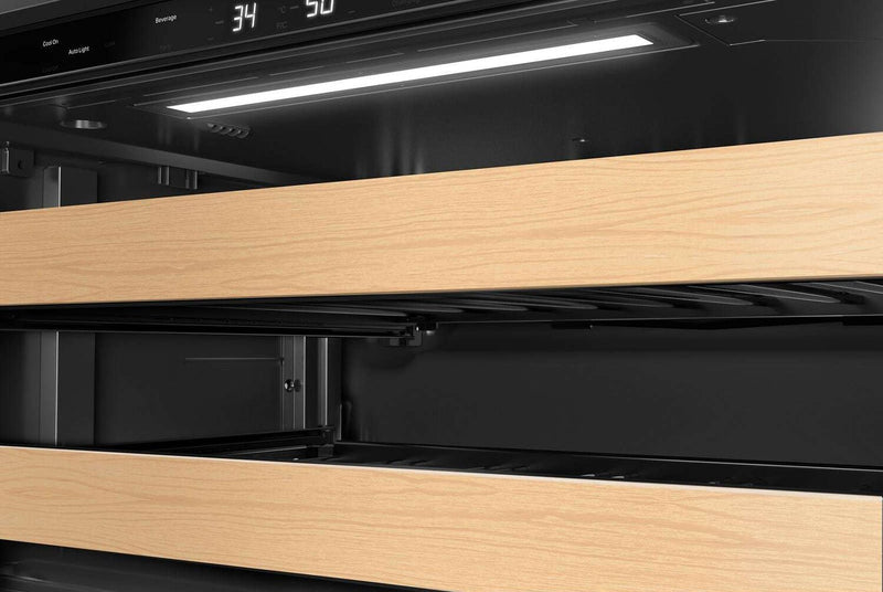 KitchenAid 24\" Beverage Centre with Wood-Front Racks – PrintShield™ Stainless Steel - KUBL524SPS