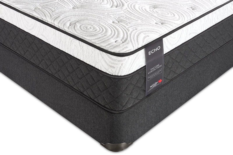 Springwall Encore Echo Eurotop Firm Twin Mattress Set